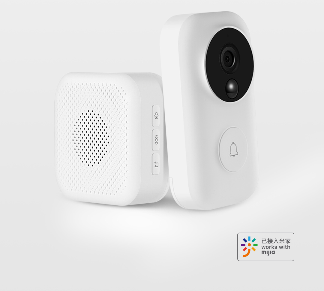 199元包邮 叮零 FJ02MLWJ 智能视频门铃