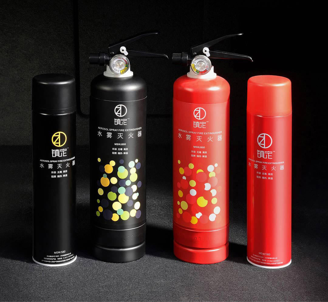 镇定水雾灭火器580ml