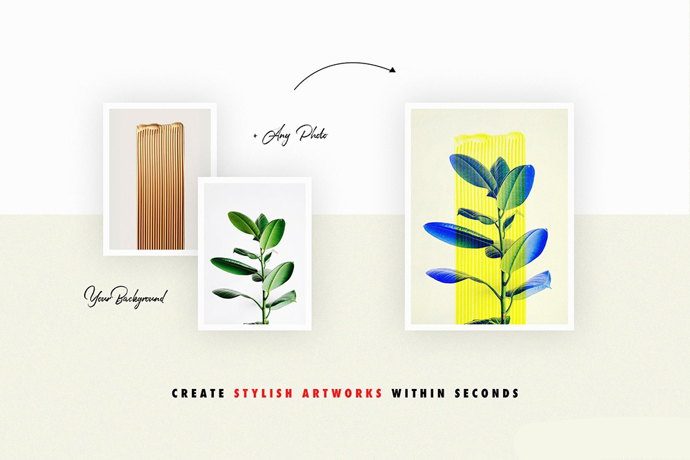 双色曝光效果PS动作 Double Color Exposure Effect插图1 双色曝光效果PS动作 Double Color Exposure Effect插图1