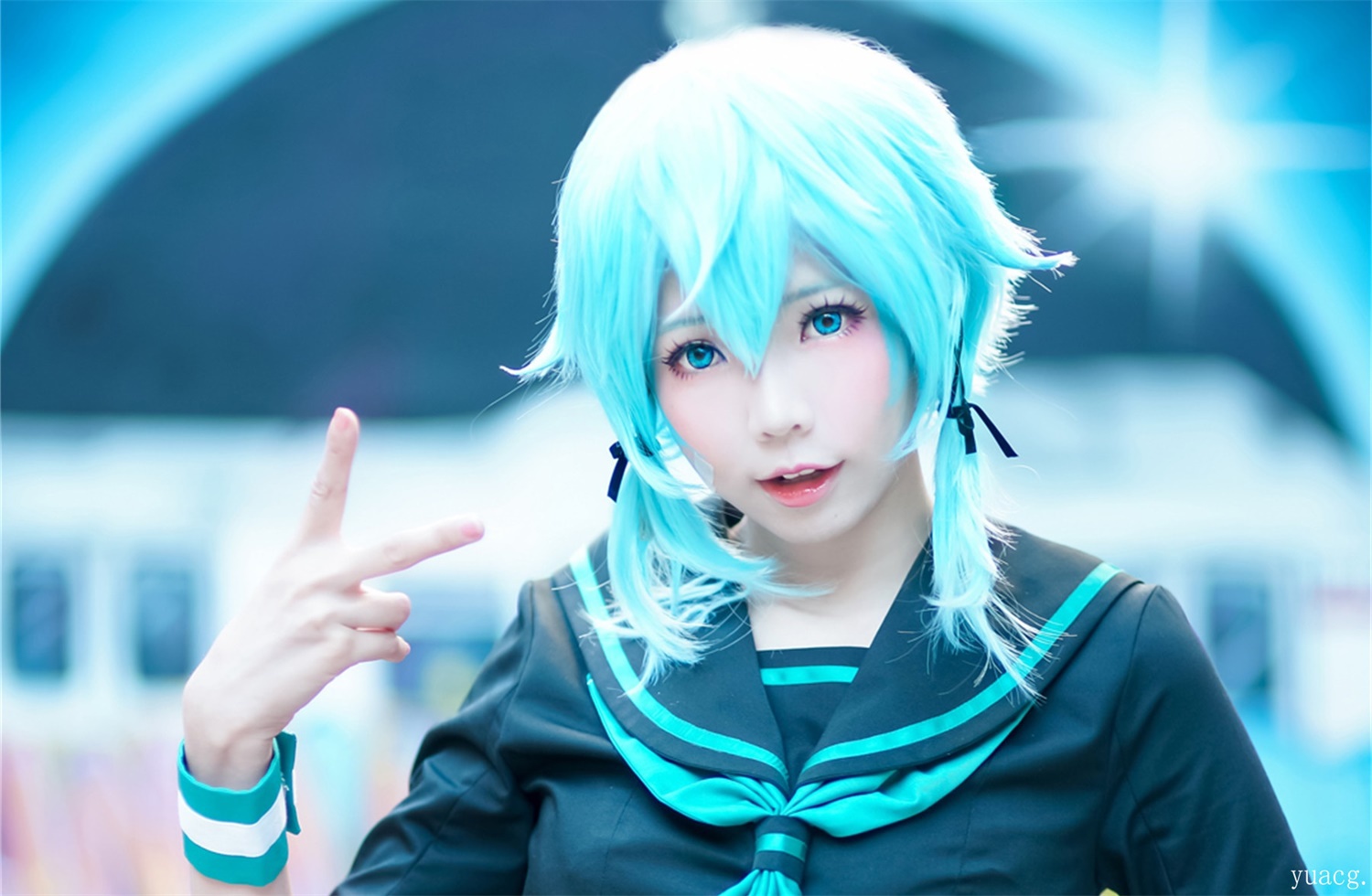 [ElyE子]Elysion 刀剑神域朝田诗乃 猫耳COS